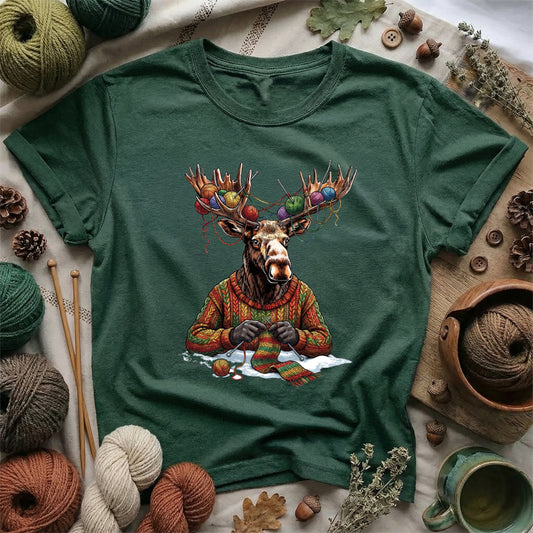 Woodland Knitter Moose T-Shirt