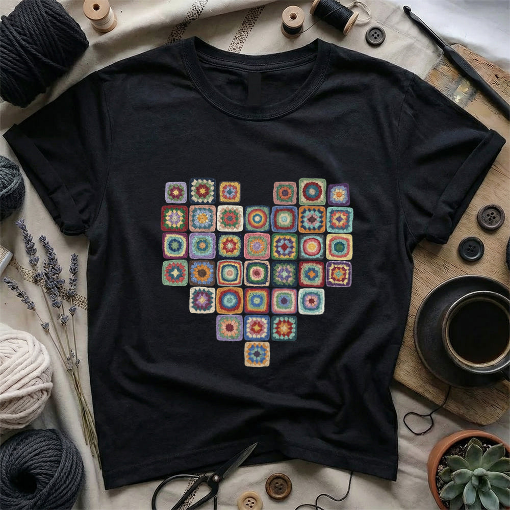 Granny Core Heart T-Shirt