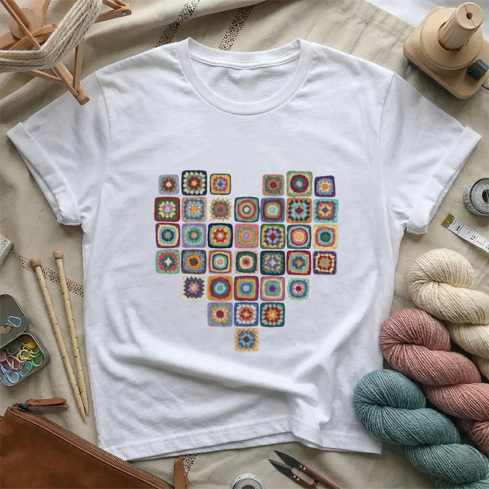 Granny Core Heart T-Shirt
