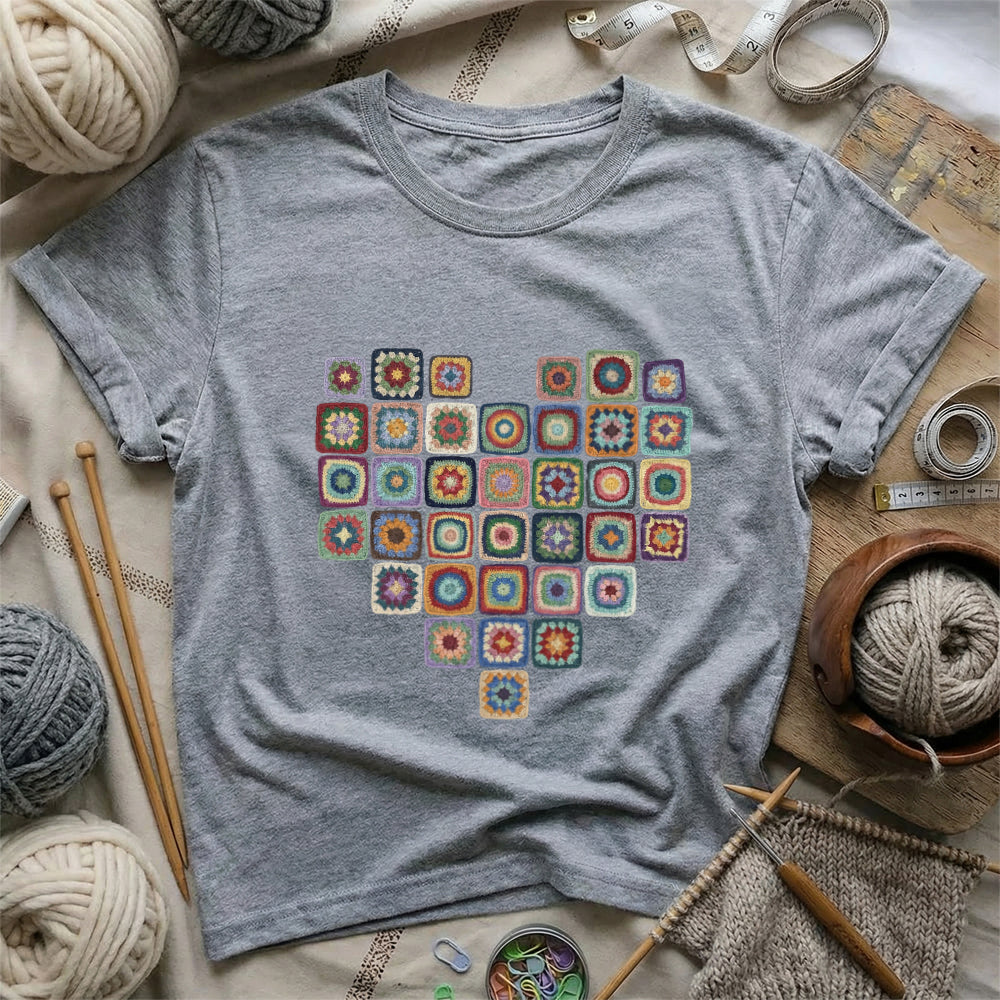 Granny Core Heart T-Shirt