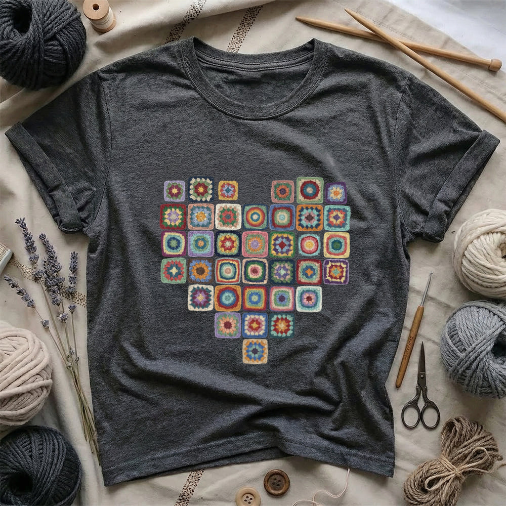Granny Core Heart T-Shirt