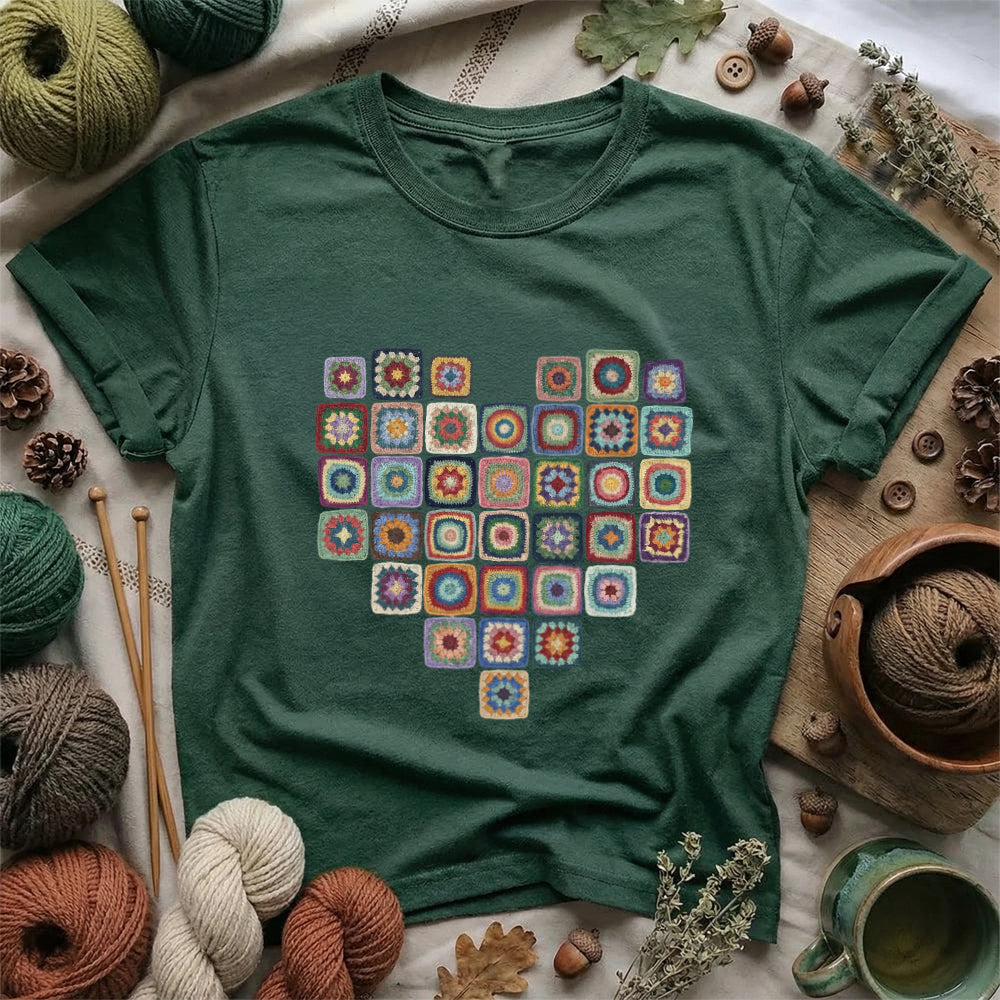 Granny Core Heart T-Shirt