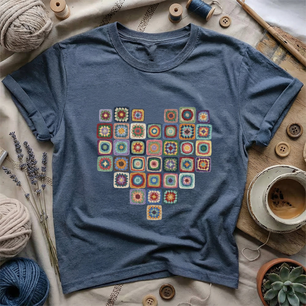 Granny Core Heart T-Shirt