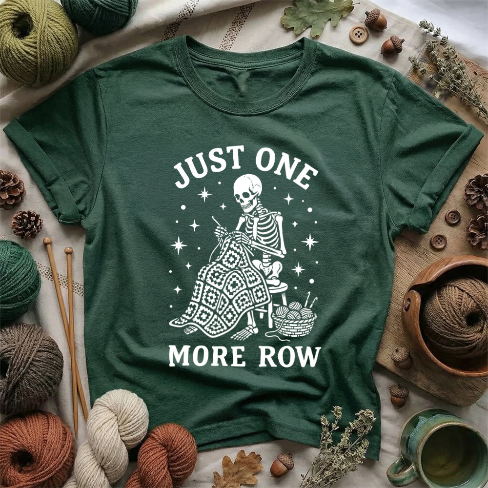 One More Row Skeleton T-Shirt