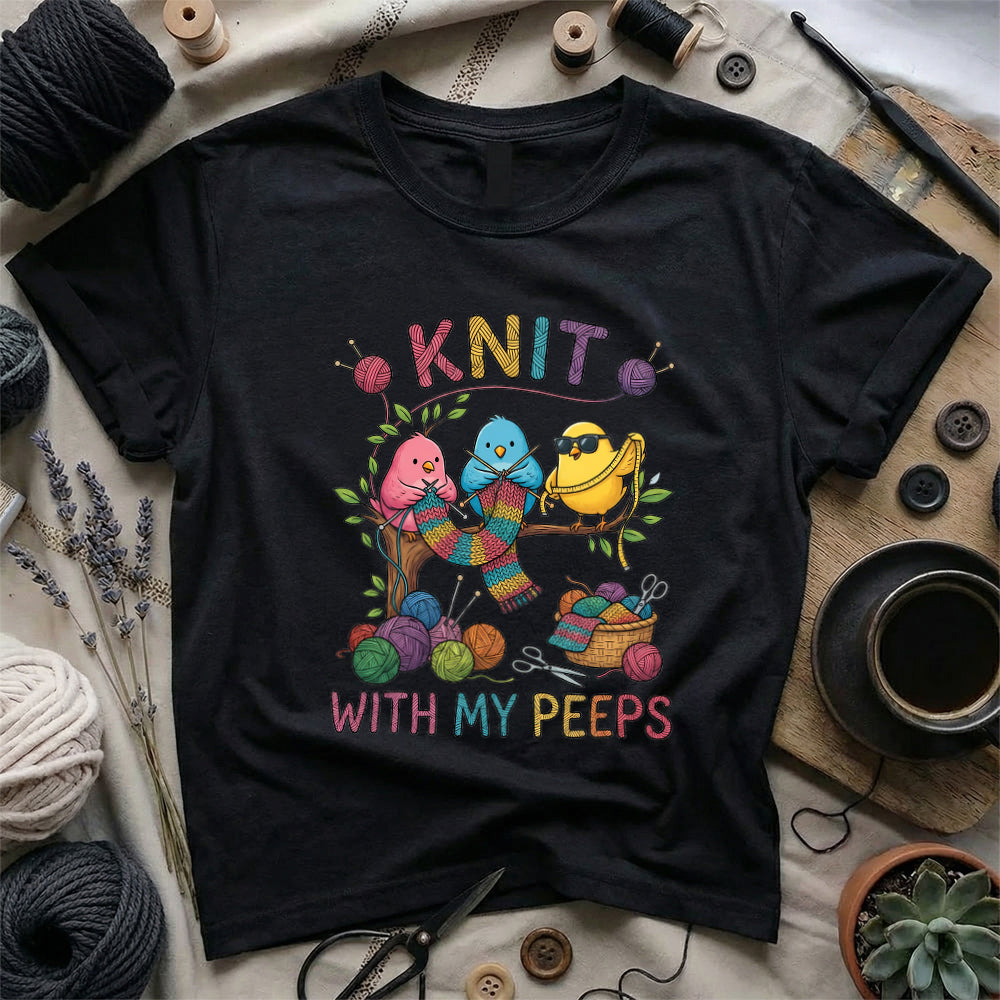 Knit W/ My Peeps T-Shirt