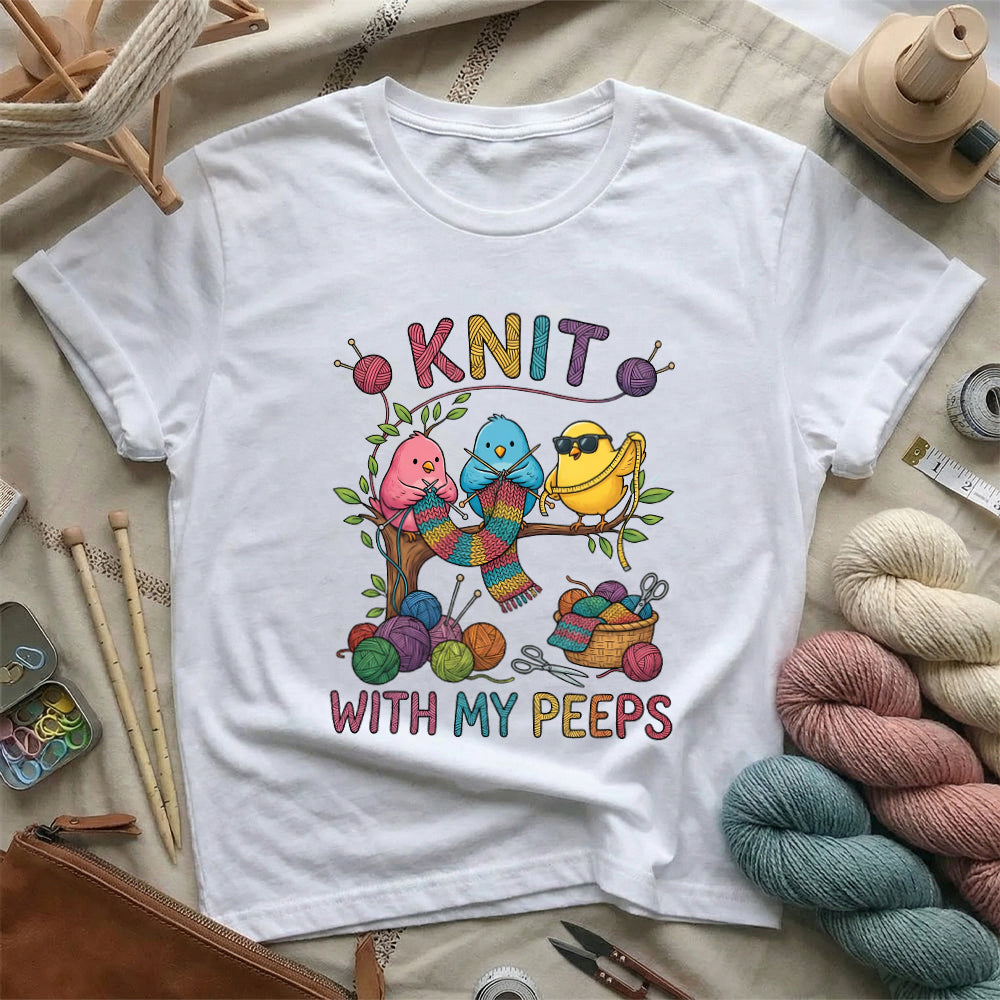 Knit W/ My Peeps T-Shirt