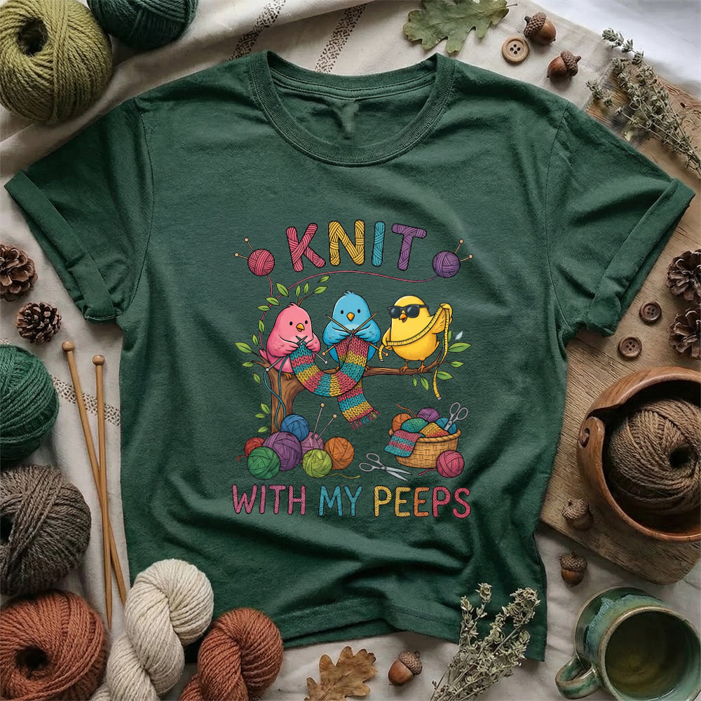 Knit W/ My Peeps T-Shirt