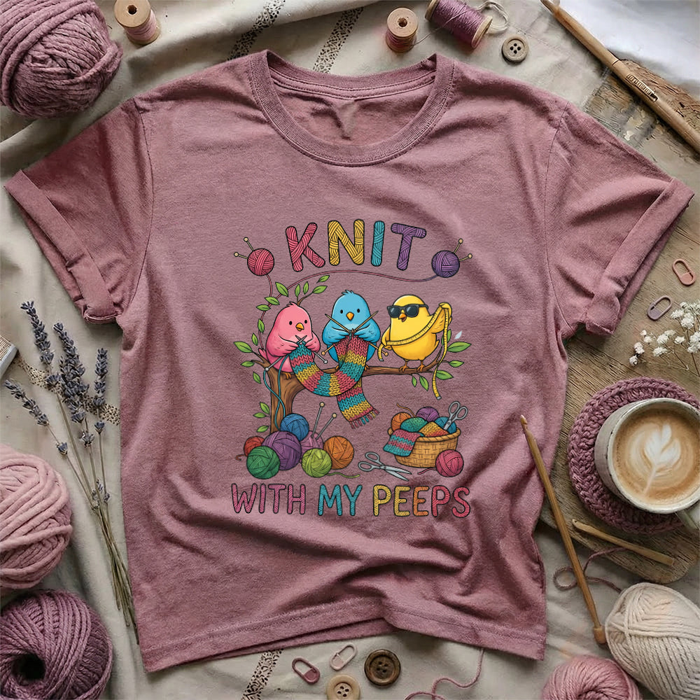 Knit W/ My Peeps T-Shirt