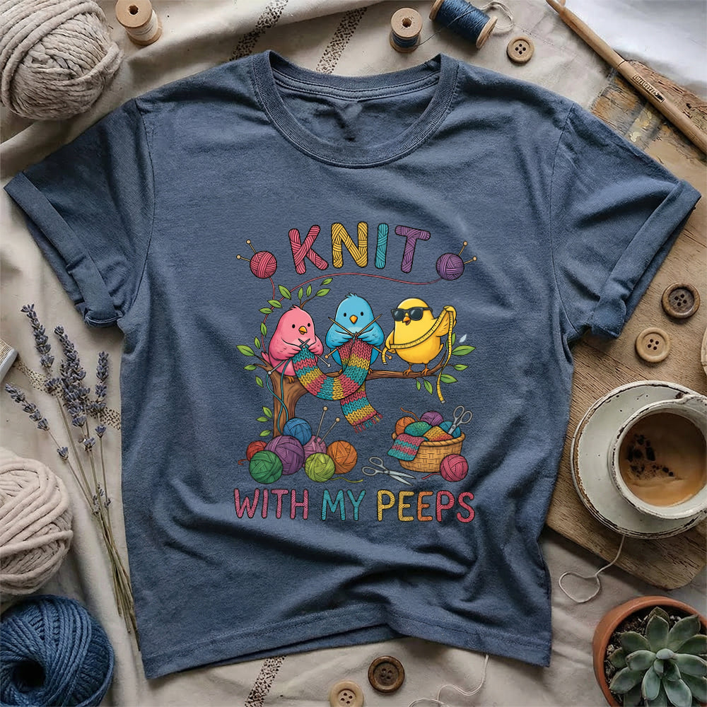 Knit W/ My Peeps T-Shirt