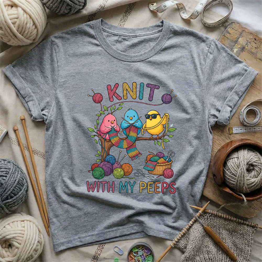 Knit W/ My Peeps T-Shirt