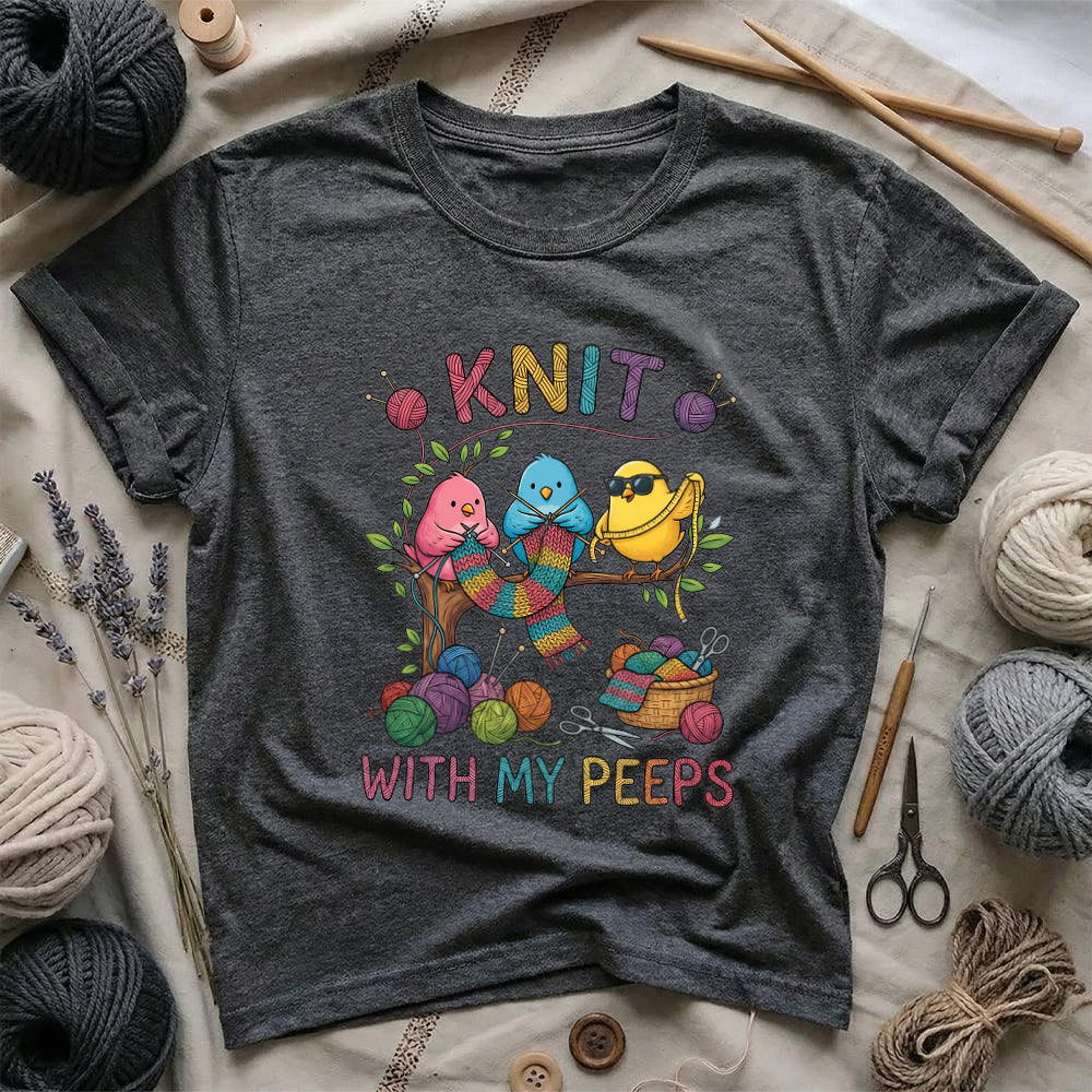 Knit W/ My Peeps T-Shirt