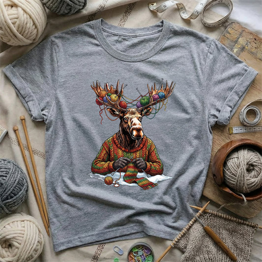 Woodland Knitter Moose T-Shirt