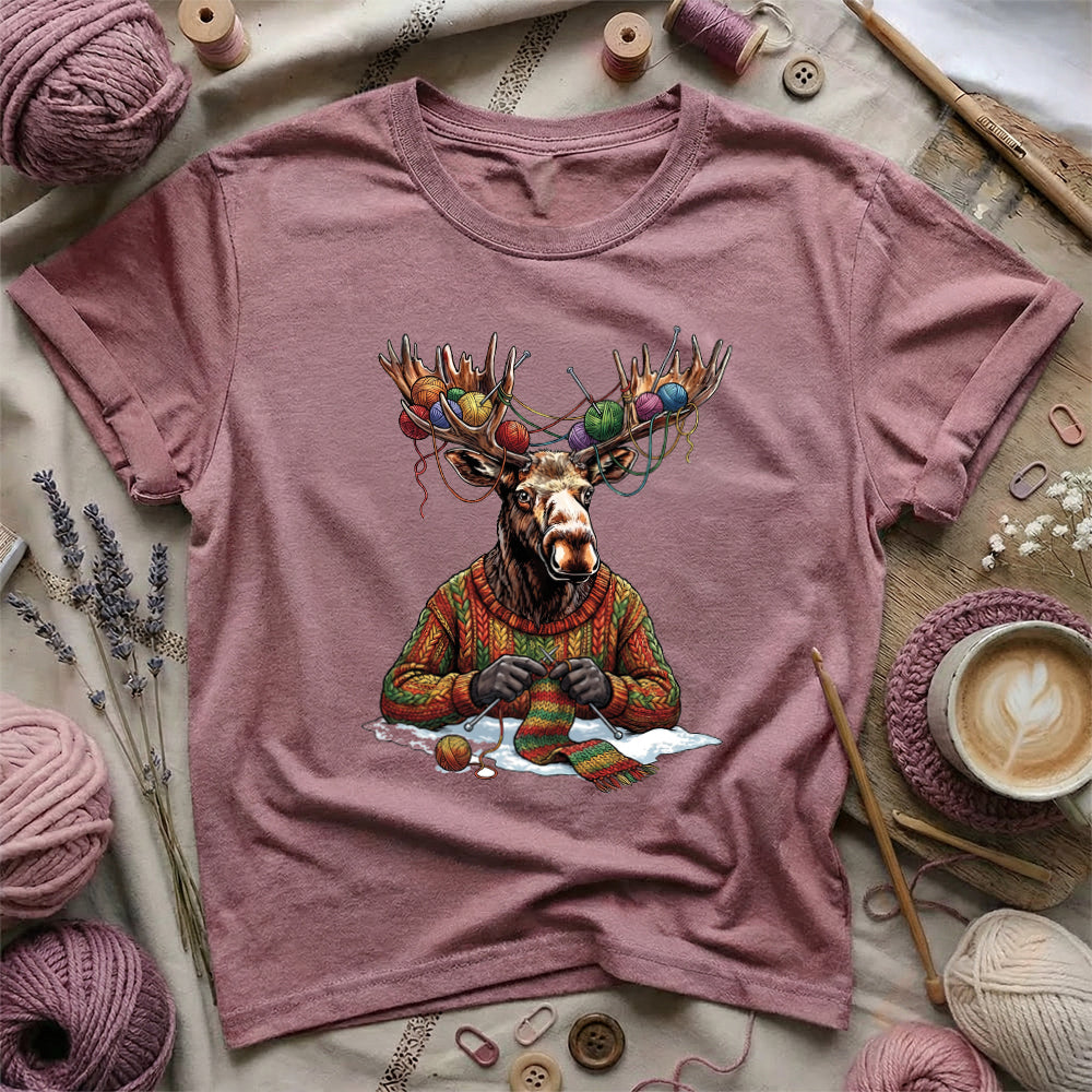 Woodland Knitter Moose T-Shirt